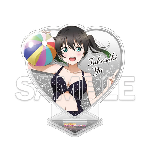 『ラブライブ!虹ヶ咲学園スクールアイドル同好会』ハート型ラメ入りアクリルスタンド 高咲 侑